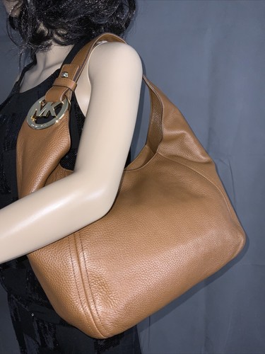 michael kors fulton large leather hobo