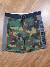 MENS HURLEY PHANTOM CAMOUFLAGE SWIM BOARD SHORTS SIZE 30