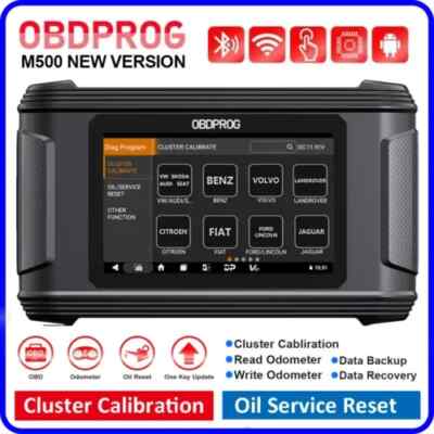 OBD2 Professionelles Kilometerkorrekturwerkzeug Kilometerzähler anpassen Diagnose-Kit M500 UK