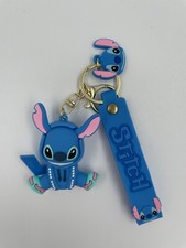 Lilo & Stitch Blau Hoody Style Anh&auml;nger Schl&uuml;sselanh&auml;nger Figur mit Schlaufe