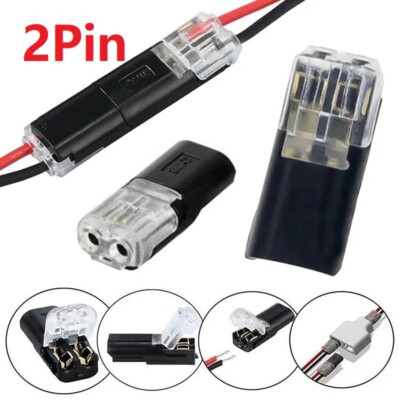 10pcs 2Pin Way Plug Car Waterproof Electrical Connector Wire Cable Automotive