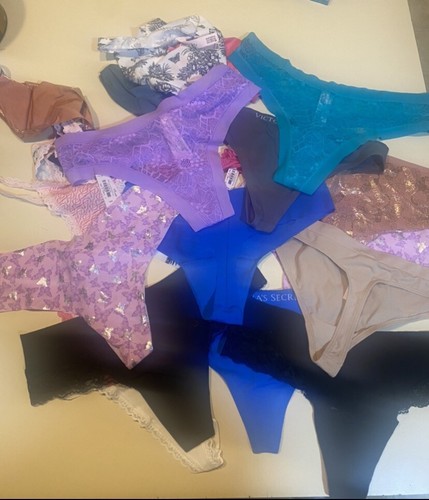 Victoria's Secret Panties Lot Of 10 Random Wholesale Vs Panty Thong Bikini New - Picture 2 of 3