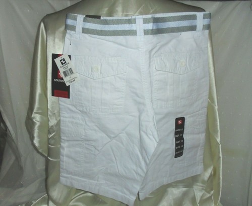 SOUTHPOLE WHITE SHORTS SIZE 12 - Picture 4 of 4