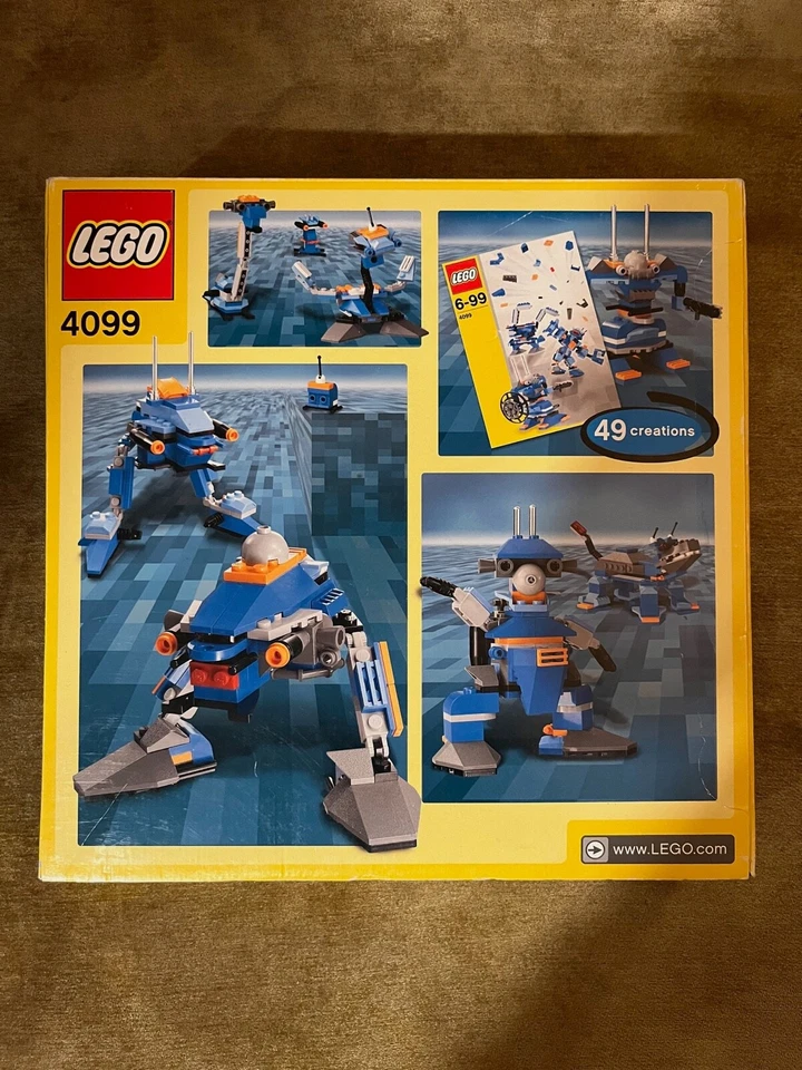 Lego 4099 Robobots Designer Set New factory Sealed OOP Robots 2003 - Image 2 of 4