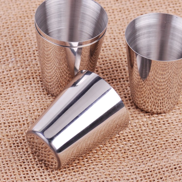 Edelstahlbecher 240-500ml - Leicht & Robust Für Outdoor & Alltag