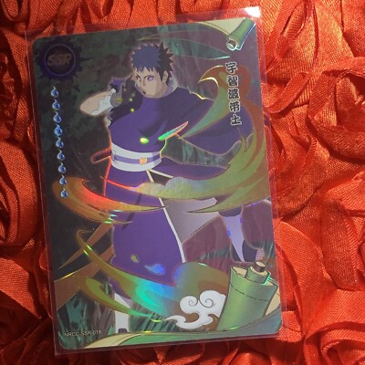 Obito Uchiha NARUTO SUPER Anime SSR Waifu Girl ACG Holo Card