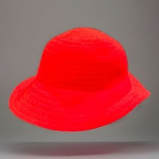 Vintage Capo Austria Wool Felt Red Hat Design Con Fure