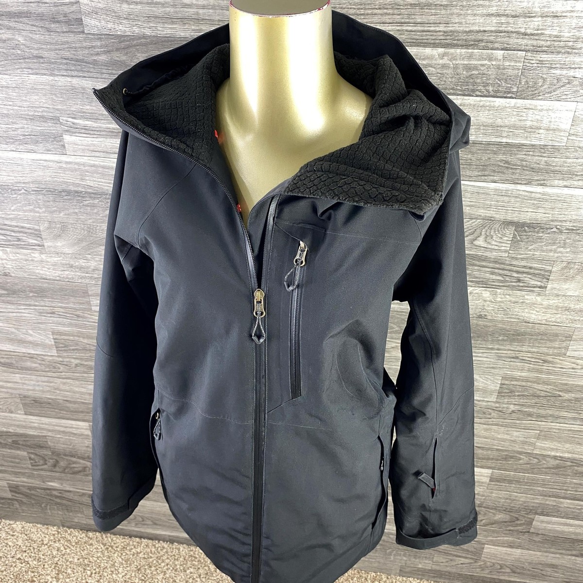 686 GLCR PROJECT infi Dry Waterproof Black Hooded Softshell Jacket