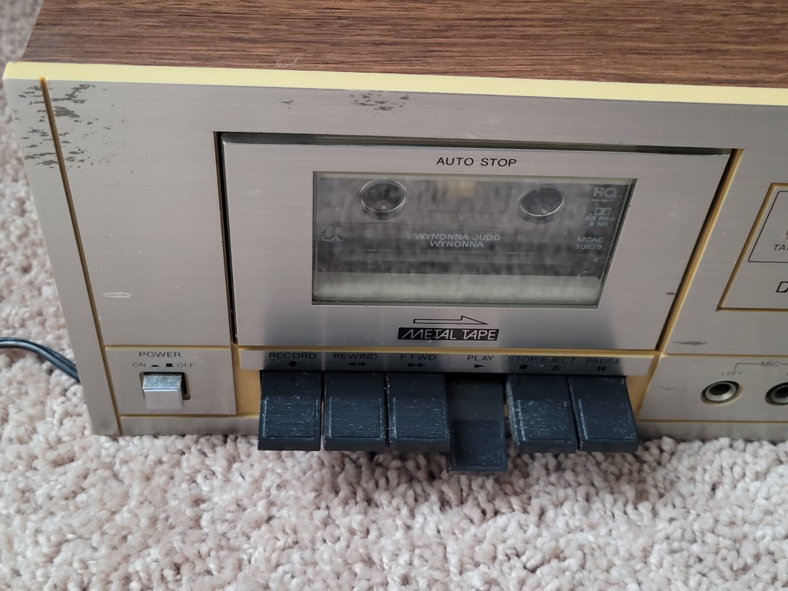 Vintage Sanyo Stereo Cassette Player RD10 Tested Works VTG Tape Player