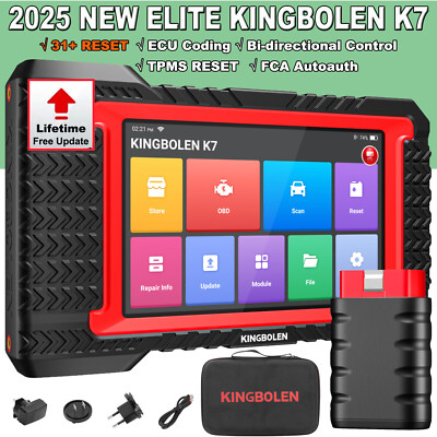 KINGBOLEN K7 Auto Bidirectional Scanner Full System Diagnostic Tools Key Coding