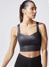 Michi Instinct Longline Bustier Black Bra Top Size S/P SOLD OUT H2F