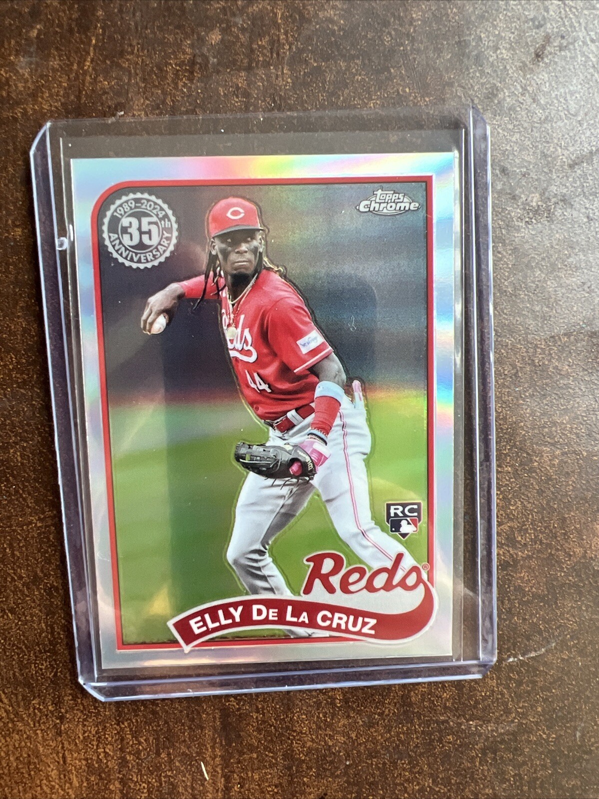 2024 Topps Chrome Elly De La Cruz 1989 Refractor Rookie #89CB-11 Reds RC