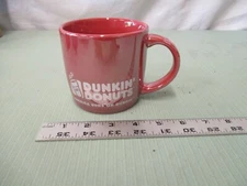 Dunkin Donuts Coffee Mug Shiny Metallic Red Housewares Kitchen Home 
