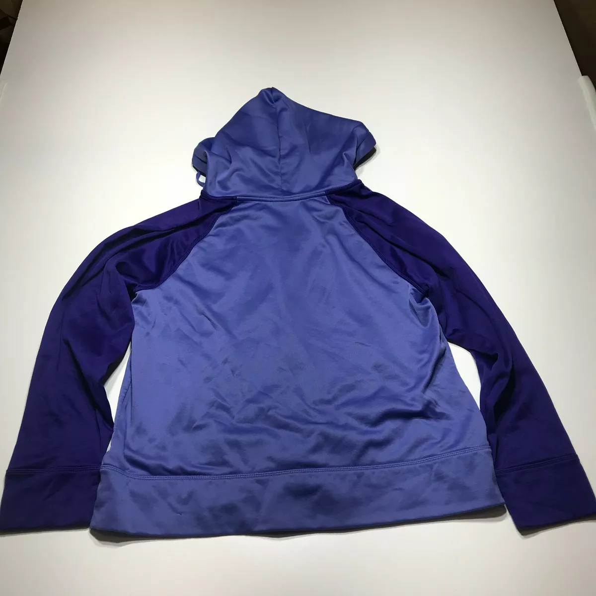 Danskin Now Jacket Womens Size XXL 20 Purple Full Zip Hoodie Fleece Lined