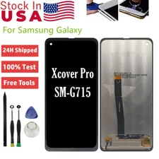 For Samsung Galaxy Xcover Pro SM-G715 LCD Display Touch Screen Digitizer Replace