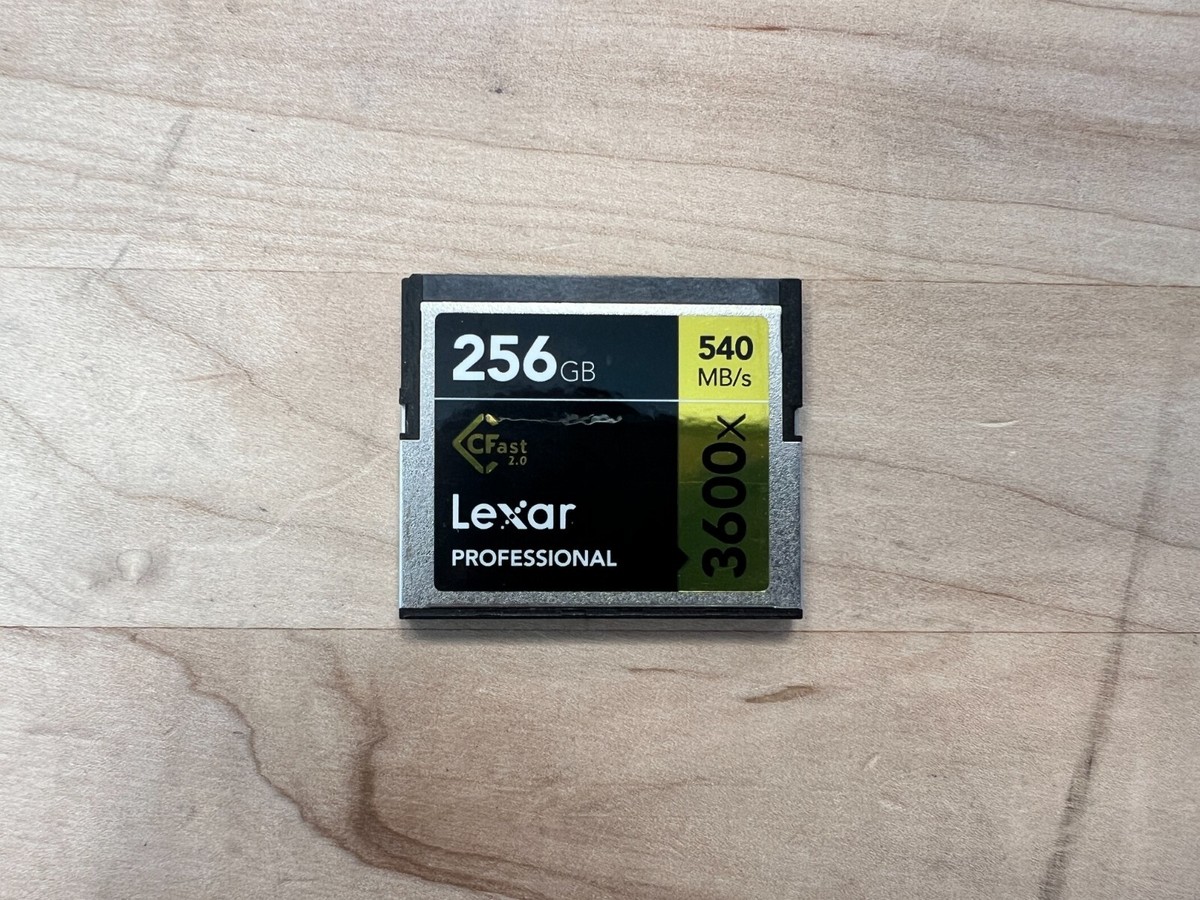 Lexar Professional 3600x CFast 2.0 256GB Memory Card Lexar Professional 3600x CFast 2.0 256GB Memory Card
