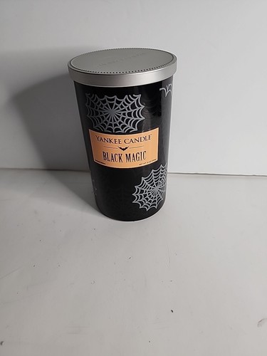 YANKEE CANDLE “BLACK MAGIC” 20 Oz TALL PILLAR RARE VHTF | eBay