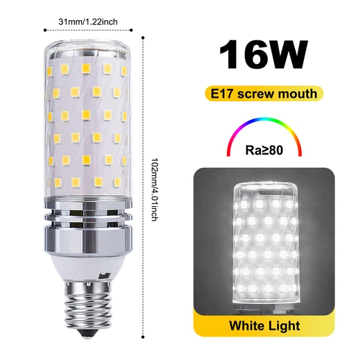 LED Corn Bulb E27 E14 B22 E12 B15 E17 12/16W 2835 60/80SMD Globe Lamp Spot Light - Picture 50 of 63