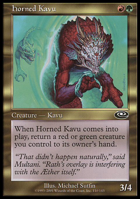 mtg kavu cards Monarch In Magic Rooting Kavu | Invasion |