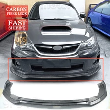 For Subaru WRX STI 2011-2014 CS2-Style Carbon Front Bumper Chin Lip Splitter Kit