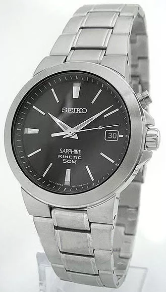 Seiko Kinetic Sapphire 50m Stainless Steel Men s Watch SKA325P1