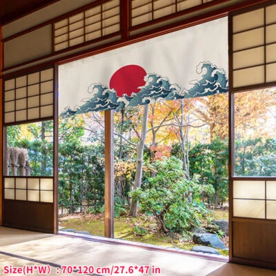 Japanische Noren Sushi Restaurant Hängende Türvorhänge Valance Raumteiler Paneel - Bild 1 von 4