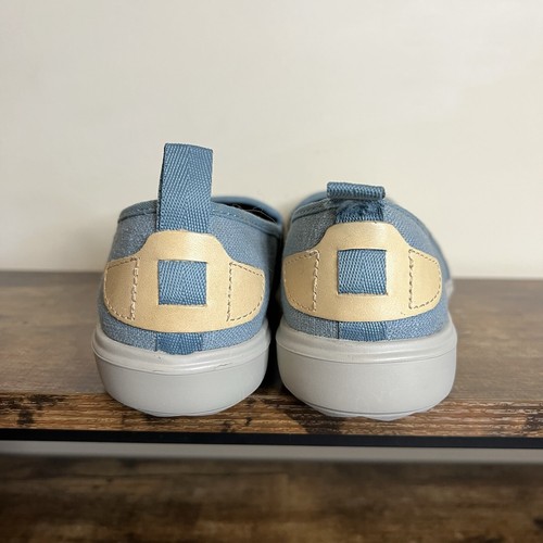 Merrell Around Town Ada Moc Canvas Slip On Sneaker Blue Smoke Shoe Women's 6 - Picture 6 of 12