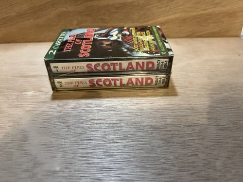 New & Sealed! The Pipes Of Scotland Vols 1 & 2 Audio Cassettes w/ 32 songs - Picture 3 of 3