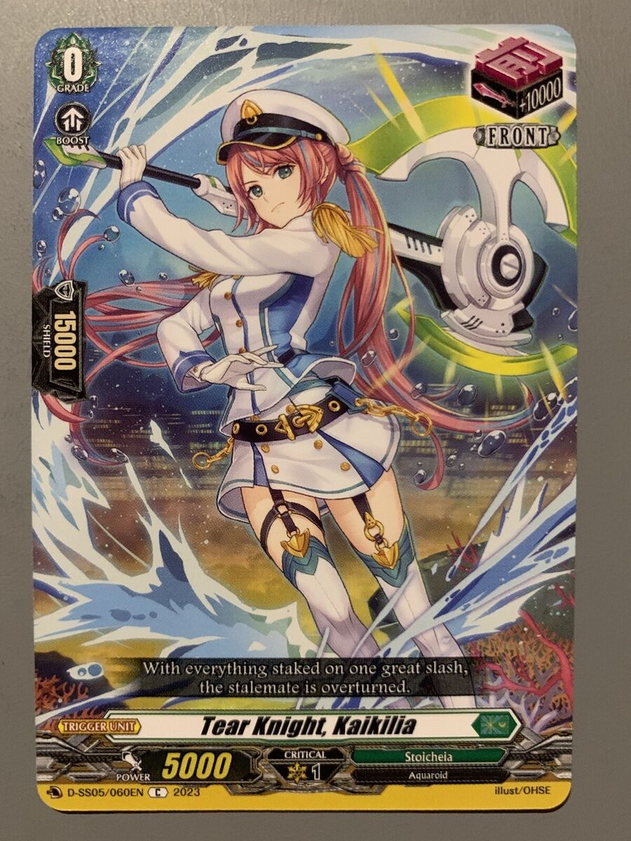 CARDFIGHT VANGUARD TEAR KNIGHT KAIKILIA (STOICHEIA FRONT CARDFIGHT VANGUARD TEAR KNIGHT KAIKILIA (STOICHEIA FRONT