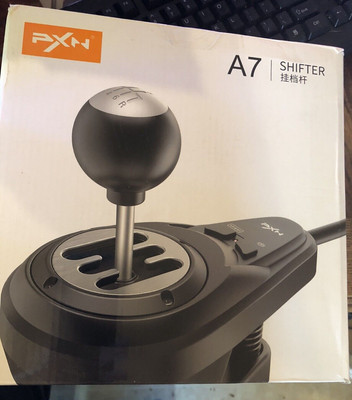 PXN A7 Shifter for PC, 6-Speed Gearshift Compatible with V9/ V10, ThrustMaster T