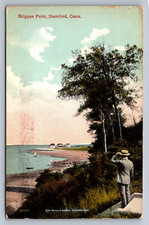Postcard Connecticut Stamford Shippan Point Man Sunday School 1912 M021