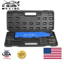 72610 Manifold Drill Template for Ford 3.5L Ecoboost Remove Broken Exhaust Blue