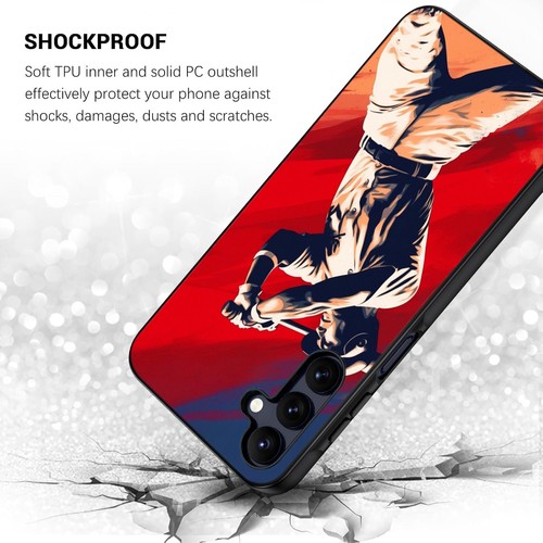 sports baseball colour Shockproof Cover For Samsung A15 A16 S23 S24 S25 Ultra FE - 第 19/25 張圖片