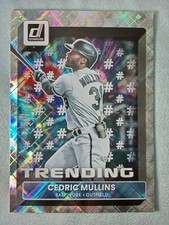 2022 Panini Donruss - Trending Diamond #T-4 Cedric Mullins - Baltimore - Bx2