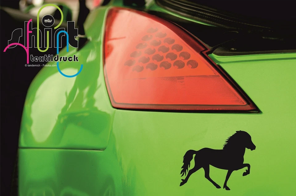 MARKENLOS A 811 - Adesivo ISI islandese equitazione western adesivo auto cavallo cavallo