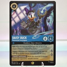 Disney Lorcana TCG- Whispers In The Well- Daisy Duck- Legendary Regular