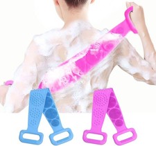 Back Scrubber for Shower,2 Pcs Silicone Back Scrubber for Shower, Silicone Exfol