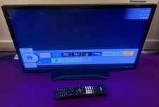 Bush LED HD Smart TV 24 Inch Black Model ELED24HDS1 With Remote Control Working