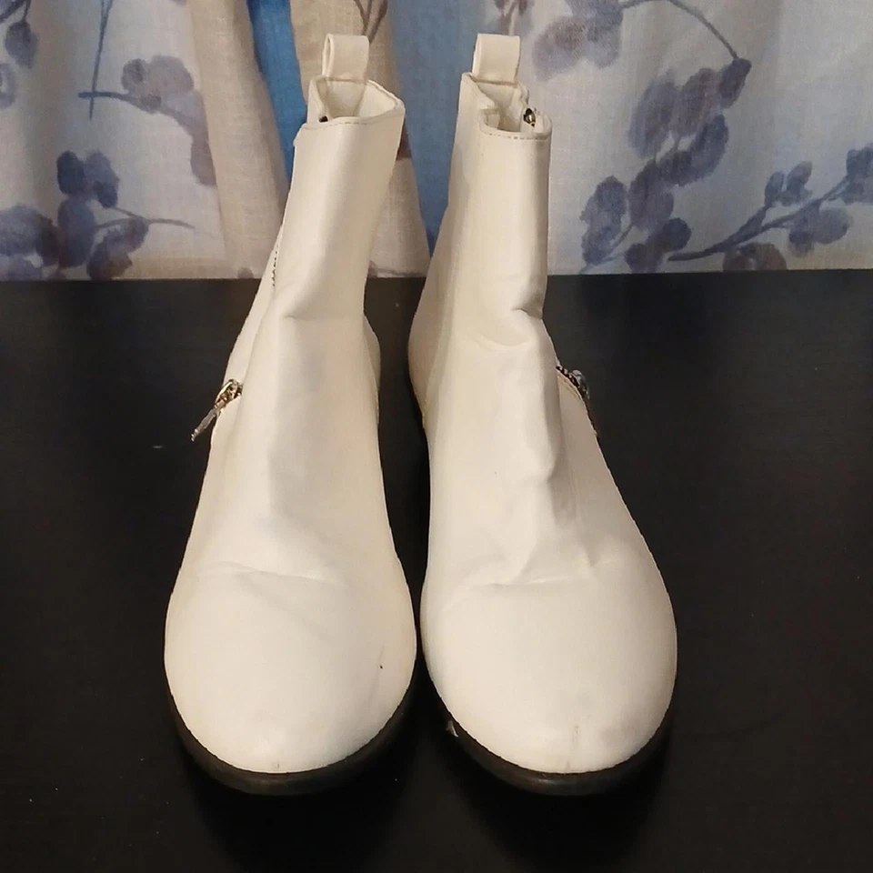 Wild Diva белый ботильоны с молнией - Изображение 2 из 4