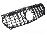 Sport KüHlergrill FüR Mercedes CLA W117 C117 X117 2013-2019 Schwarz Chrom