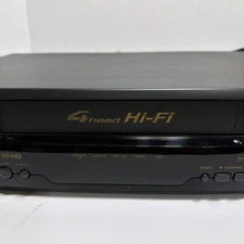 Philips SV2000 VCR SVA104AT21 VHS Player/Recorder-4 Head- No Remote-Tested Works