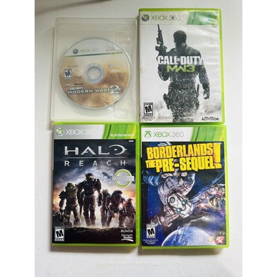 Halo Reach Cib Microsoft Xbox 360, 2010) Calk of Duty Mw2 Mw2 Borderlands bundle