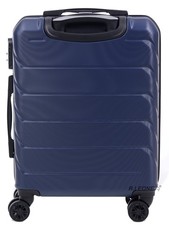 TROLLEY LUMI-ORMI IDONEO RYANAIR ABS RIGIDO 4 RUOTE Cm.52x37x19 Bagaglio a mano da cabina (BLU