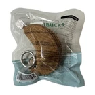 Starbucks HAPPY New Year Fortune Cookie Pouch Keyring Bag Charm Mini 2026 Goods