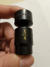 NEW MATCO 3/8" DRIVE 3/4" SAE 6 POINT UNIVERSAL IMPACT SOCKET Part # BUP246B