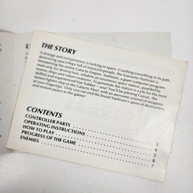 Star Soldier (Nintendo NES, 1988) Cartridge & Manual Only