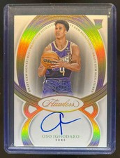 2024-25 Flawless Oso Ighodaro Draft Gem Signatures Gold RC Auto #10/10
