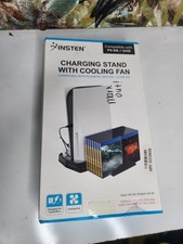 PS5 Vertical Stand with Cooling Fan Controller Charger Dock Charging Station