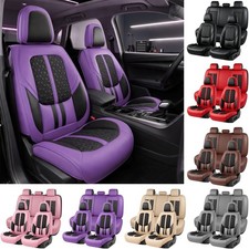Full Set Faux Leather Seat Covers For Chevrolet Colorado 5-seats Front Rear Pads Full Set Faux Leather Seat Covers For Chevrolet Colorado 5-seats Front Rear Pads
