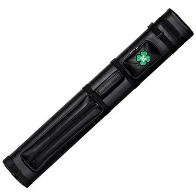 McDermott Clover 2x4 Hard Oval Vinyl Pool/Billiard Cue Case - Black